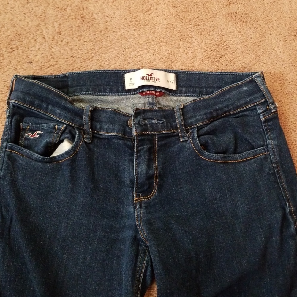 Hollister juniors jeans size 5/w27